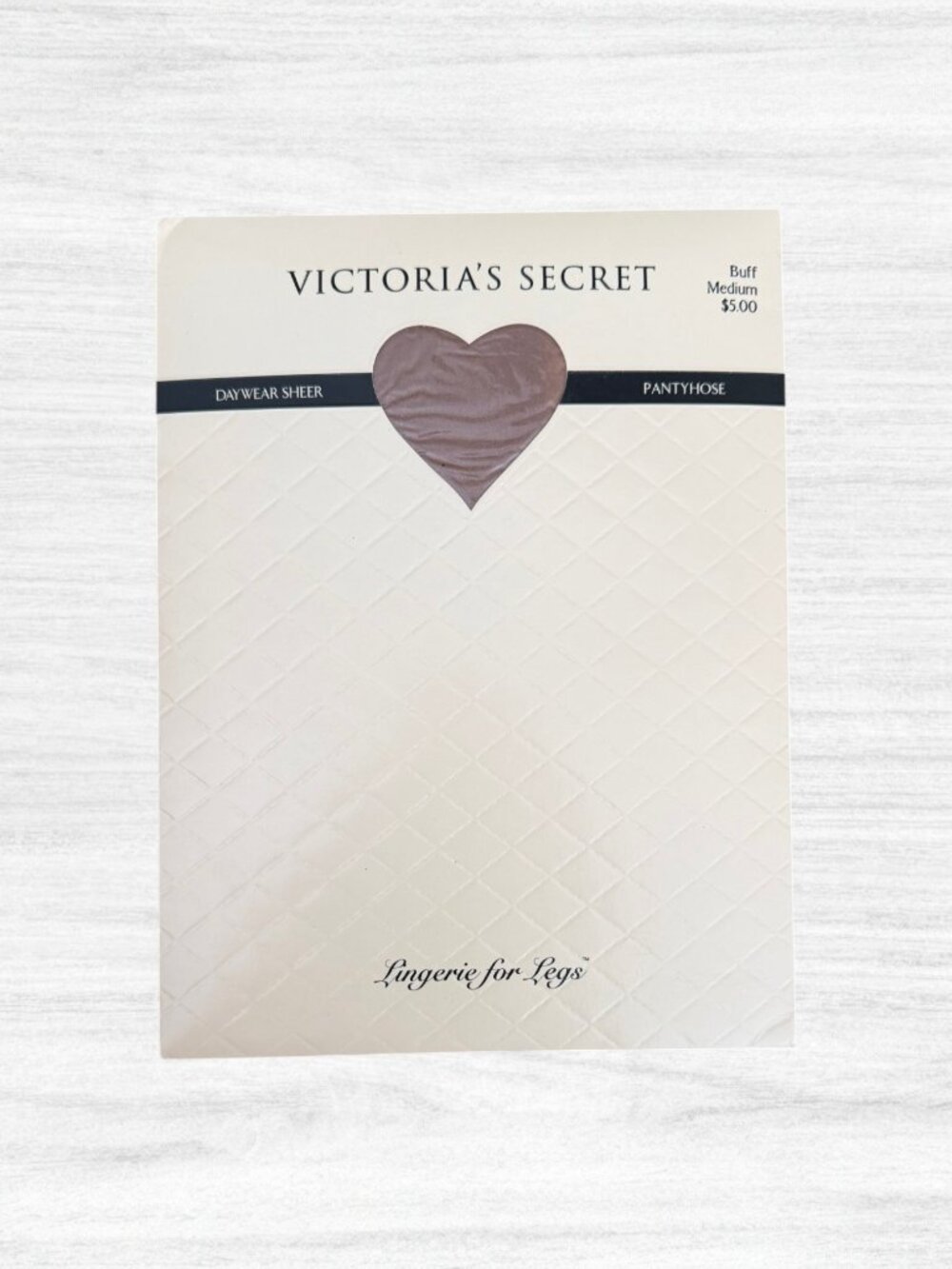 Vintage Victoria’s Secret Daywear Sheer Pantyhose Buff Medium USA NOS